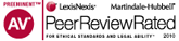 Martindale AV Peer Review Rated